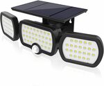 JESLED Outdoor Solar Lights with Motion Sensor and Battery $27.19 + Delivery ($0 with Prime/ $39 Spend) @ JESLED via Amazon AU
