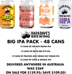 Big IPA Pack: 48x 375ml Cans of Beer $159.95 Delivered @ Dad & Dave's Brewing