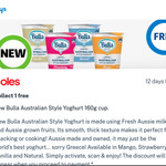 Free - Collect 1 New Bulla Australian Style Yoghurt 160g Cup @ Coles via Flybuys App (Activation Required)