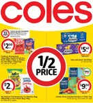 Coles ½ Price: The Spice Tailor Daals 400g-500g $2.90, Bega Simply Nuts Peanut Butter 325g $2.75 + More