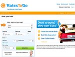 RatestoGo 15% off Hotels Worldwide Book by 28th June