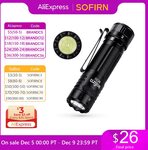 Sofirn SC32 LED Flashlight With 18650 Battery US$24.24 (~A$37.23) Delivered @ Sofirn Official Store AliExpress