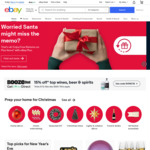 $10 off $100, $50 off $500, $100 off $1000 Spend on Eligible Items @ eBay