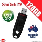 SanDisk 128GB Ultra USB 3.0 Flash Drive - Black $13.95 + Delivery @ Shopping Square