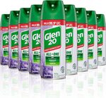 Glen 20 Disinfectant Spray, Lavender/Country Scent, 300g (Pack of 9) 50% off $42.75 ($38.48 S&S) Delivered @ Amazon AU