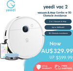 Yeedi Vac 2 2-in-1 Robot Vacuum Cleaner $280.49 ($273.89 eBay Plus) Delivered @ Yeedi AU via eBay