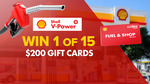 Win 1 of 30 $200 Shell V Power Gift Cards from Nine Entertainment