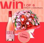 Win 1 of 6 Bottles of Fierce III Wine + Edible Blooms Chocolate Bouquet from Edible Blooms