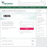 ASOS: 10% Cashback for New Customers, 7% for Existing Customers @ TopCashBack AU