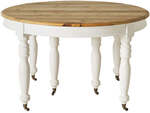Annalise Extension Dining Table 124cm (Ext 326cm) White $1899.00 + Delivery ($0 C&C/in-Store) @ Early Settler