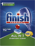 Finish Powerball 112-Pack Lemon Sparkle All In One Everyday Clean Dishwasher Tablets $24 + Delivery ($0 C&C/In-Store) @ Bunnings