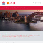 [NSW] Transfer LinkT Road Toll Notice ($10 in Admin Fee) to E-Toll & Pay $1.10 in Admin Fee (Save $8.90) @ E-Toll
