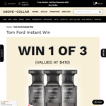 Win 1 of 3 Tom Ford Oud Wood 50ml Ea De Parfum Worth $410 from Above The Collar