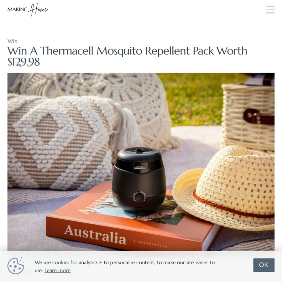 Win A Thermacell Mosquito Repellent Pack From Making HOME OzBargain   803523x 