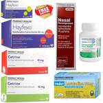 Bulk Hayfever Grab Bag: Fexo, Cetrizine, Loratadine, Nasal Spray & Paracetamol $49.99 Delivered @ PharmacySavings