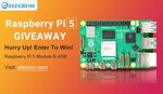 Win 1 of 2 Raspberry Pi 5 from Elecrow