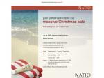 Natio Christmas Sale - up to 75% Off
