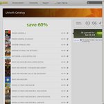 GOG - 60% off the Ubisoft Catalogue This Weekend - 36 Games for $134.04US (Save $201.60US)