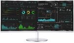 Samsung 34" QHD 100hz Ultra-Wide Curved QLED Monitor w/ Thunderbolt $697 + Del ($0 to Metro/ Pickup) @ Officeworks (Online Only)