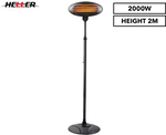 Heller 2000W Electric Outdoor Patio Heater - Black from $67.96 + Shipping ($0 with OnePass) @ Catch