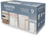 Sistema Bake It 9-Pack Clear $15 (RRP $70) + Delivery ($0 C&C) @ Spotlight (Free VIP Membership Required)