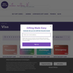Activ Visa Giftcard Free Purchase Fee (min spend $100) @ Giftz