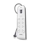 Belkin SurgePlus 8 Outlet 2 USB Surge Protector Powerboard $44.95 + Delivery + Surcharge @ Mwave (Price Match from $42.70 @ OW)