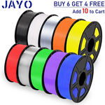 JAYO 3D Printer Filaments: Buy 6, Get 4 Free: 10x 1KG PETG from $120.87 ($118.03 eBay Plus) Delivered & More @ @ JAYO-3D eBay