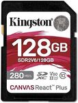 [Prime] Kingston Canvas React Plus V60 UHS-II SDXC Memory Card, 128GB $33.48 Delivered @ Amazon UK via AU
