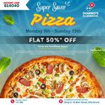 [WA] 50% off Traditional/ Premium Pizzas @ Domino's (Ellenbrook)