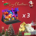 Win $500 Cash + 3 X GTMEDIA 17.3-inch Dual-screen Laptop Monitors from GT Media