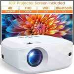 HAPPRUN F5 Native 1080p Wi-Fi Bluetooth Projector $89 (Was $119) Delivered @  PANJUN via Amazon AU