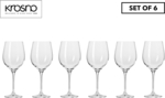 Set of 6 Krosno 450mL Harmony Wine Glasses $19 (RRP $79.95) & More + Delivery (Free Delivery with OnePass) @ Catch