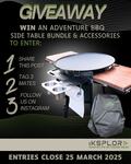 Win an iKSPLOR Adventure BBQ + Side Table Bundle + Accessories valued at $1,140 from iKSPLOR