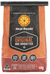 1/2 Price: Heat Beads Original BBQ Briquettes 4kg $6.25 @ Coles