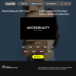 15% off Adore Beauty Digital Gift Cards @ Card.Gift