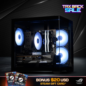 Gaming PC: R5 7500F, 1TB M.2 SSD, 16GB 6000Mz RAM, Bonus US$20 SteamCard: RX 7600 $898, RX 9060 XT 8G $948 + $50 Del @ Nebula PC