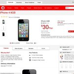 iPhone 4 8GB $30 a Month Plan for 24 Months = $720 Total Minimum VODAFONE