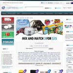 Mix and Match 3 for $15 (Game Accessories) @ OzGameShop + Free Delivery