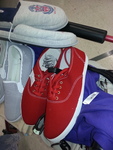 Red Canvas Shoes $2 at Kmart Kippa-Ring
