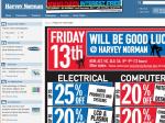 Harvey Norman Friday 13th Sale (40%off bedding, 20%off plasmas, 20%off computers and heaps more)