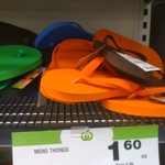 $1.60 Mens Thongs Woolworths - Margate QLD