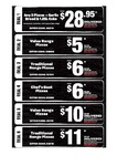 Domino's Value Range $5, Traditional/Chef's Best $6 + More 