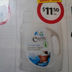 Earth Choice Laundry Liquid 4lt $11.50 @ Coles