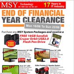 MSY EOFY Sale Starts Monday (16/06) Mechanical Keyboard $76 and More (Pickup)