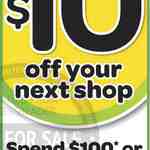 $10 off Your Next Shop After Spending $100+ @ Woolworths In-Store or Online This Weekend