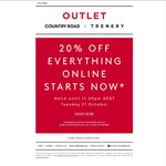 Country Road Outlet 20% off Everything Online