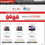 Lenovo - up to 30% off (Max $1000)