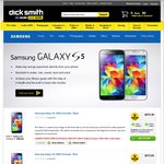 Unlocked Samung Galaxy S5 16GB $573.10 @ Dick Smith