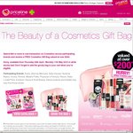 Priceline: Spend $60 or More on Selected Cosmetics & Get a Free Cosmetics Gift Bag (Value $200)